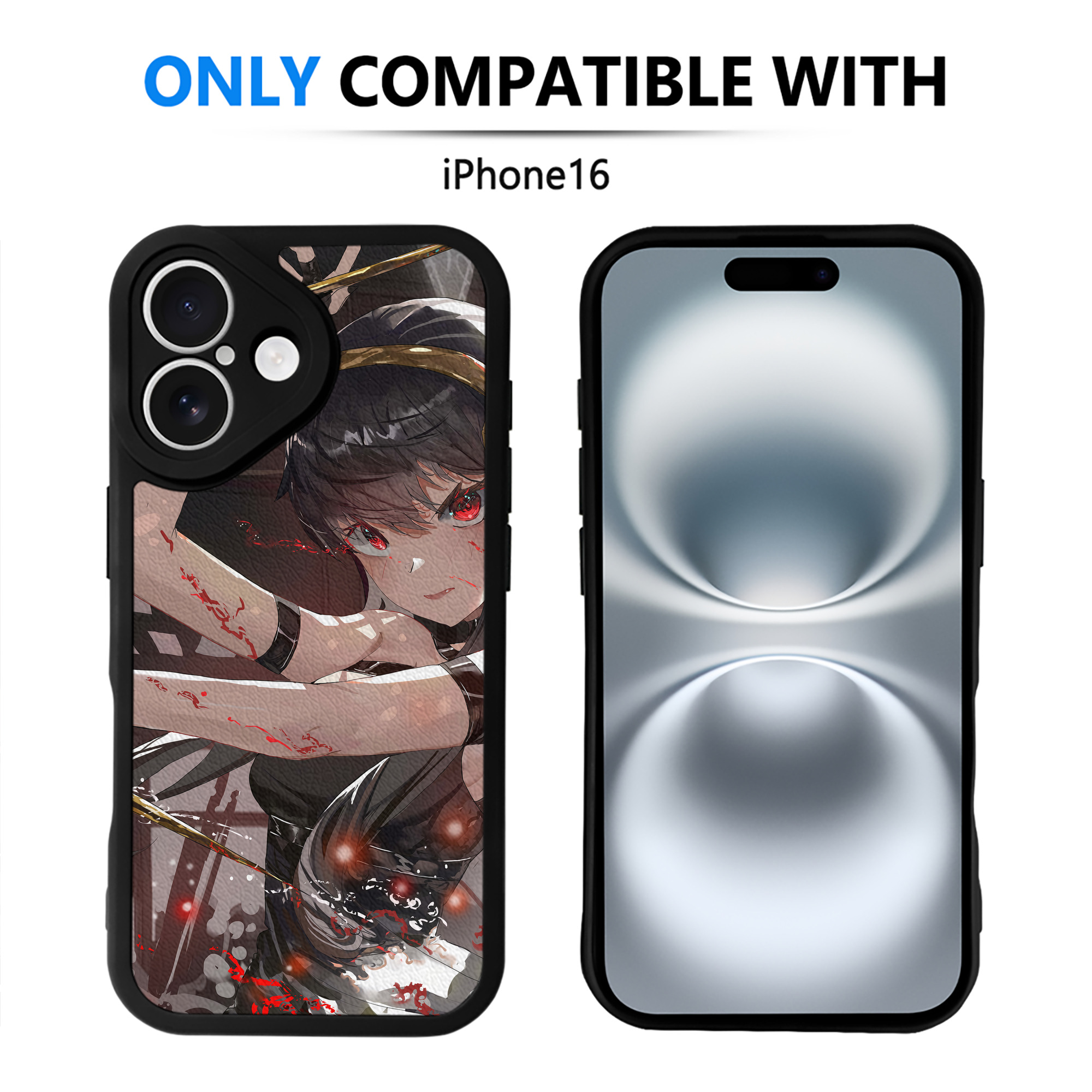 （画像用） SPY×FAMILY间谍家家酒 【iPhone 16シリーズ対応】シリコンスマホケース（レザー調） 材質：シリコン